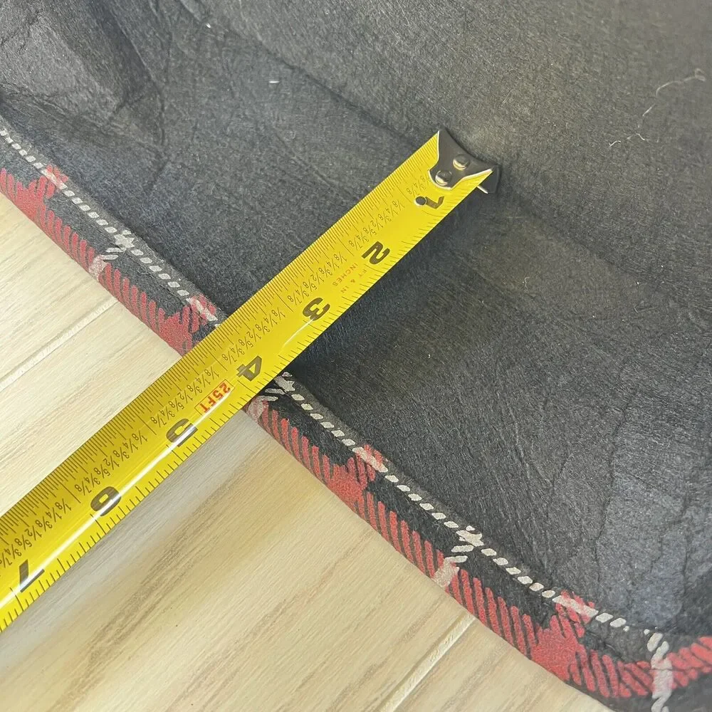 Gray Oak Studio Happy Holiday Black Plaid Handle Fabric Basic